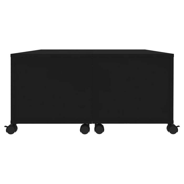 Couchtisch Schwarz 75x75x38 cm Holzwerkstoff