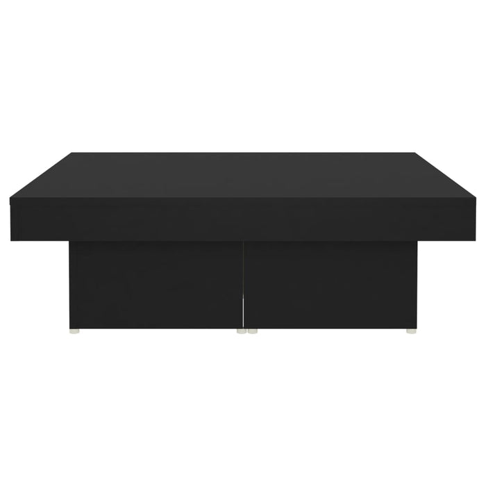 Couchtisch Schwarz 90x90x28 cm Holzwerkstoff