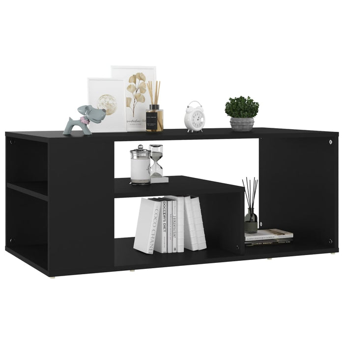 Couchtisch Schwarz 100x50x40 cm Holzwerkstoff