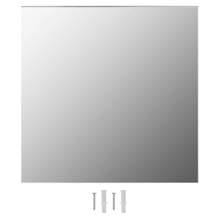 Wandspiegel mit LED-Beleuchtung Quadratisch Glas