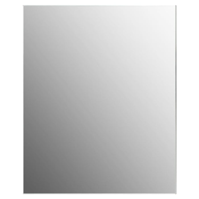 Wandspiegel ohne Rahmen mit LED-Beleuchtung Rechteckig Glas