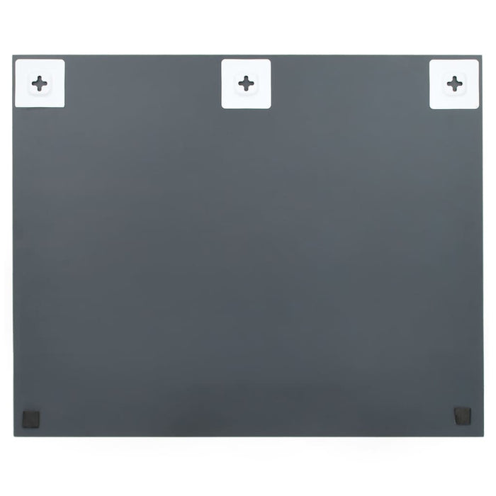 Wandspiegel ohne Rahmen mit LED-Beleuchtung Rechteckig Glas