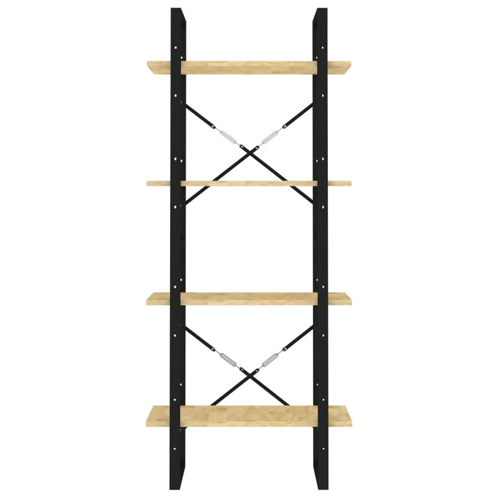 Bücherregal 4 Fächer 60x30x140 cm Kiefer Massivholz