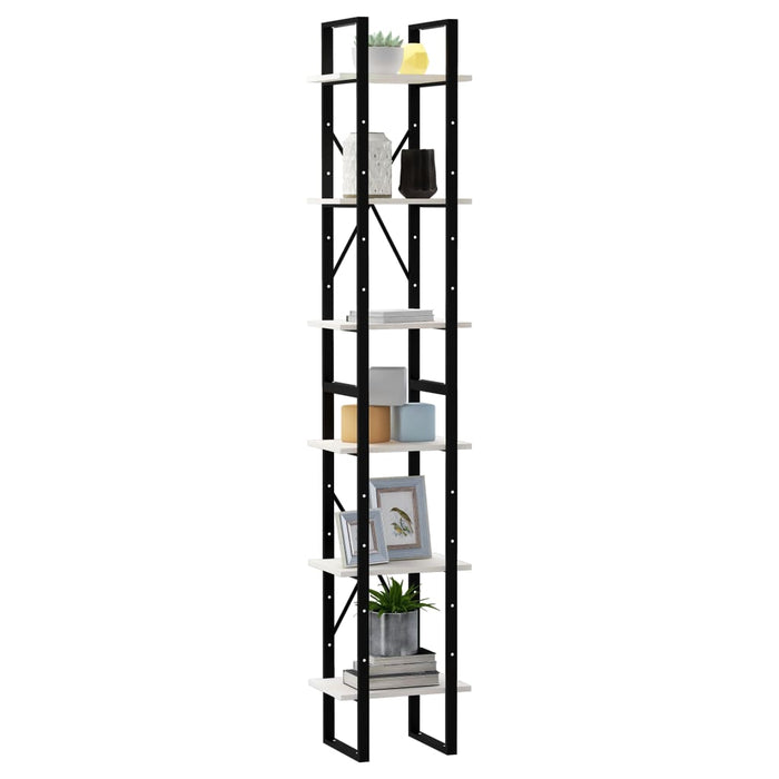 Hochschrank Weiß 40x30x210 cm Massivholz Kiefer