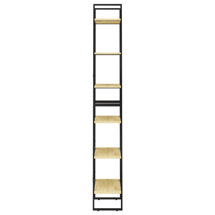 Lagerregal 60x30x210 cm Massivholz Kiefer