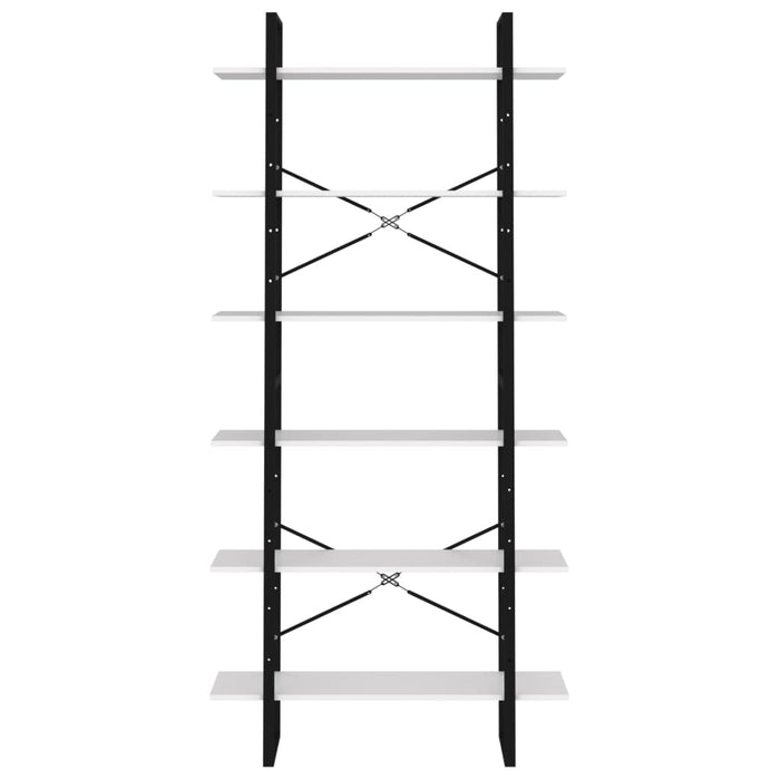 Hochschrank Weiß 100x30x210 cm Holzwerkstoff