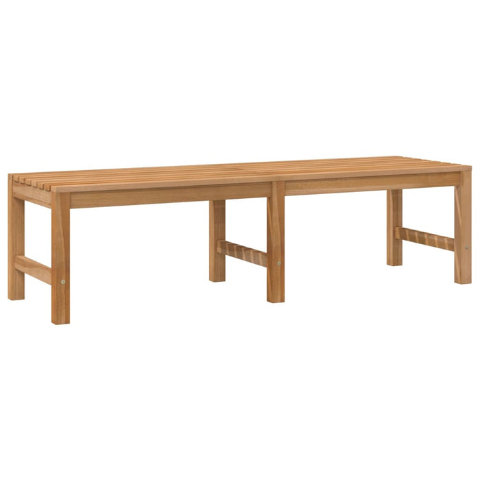 Garden bench 150 cm solid teak wood