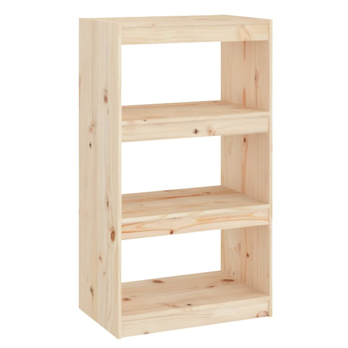 Bookcase/room divider 60x30x103.5 cm solid pine wood