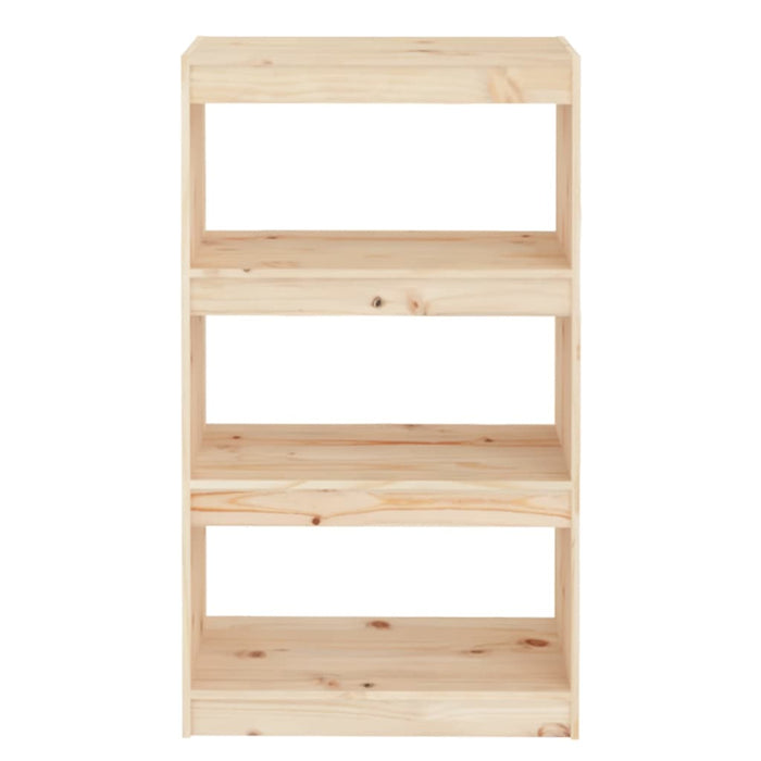 Bookcase/room divider 60x30x103.5 cm solid pine wood