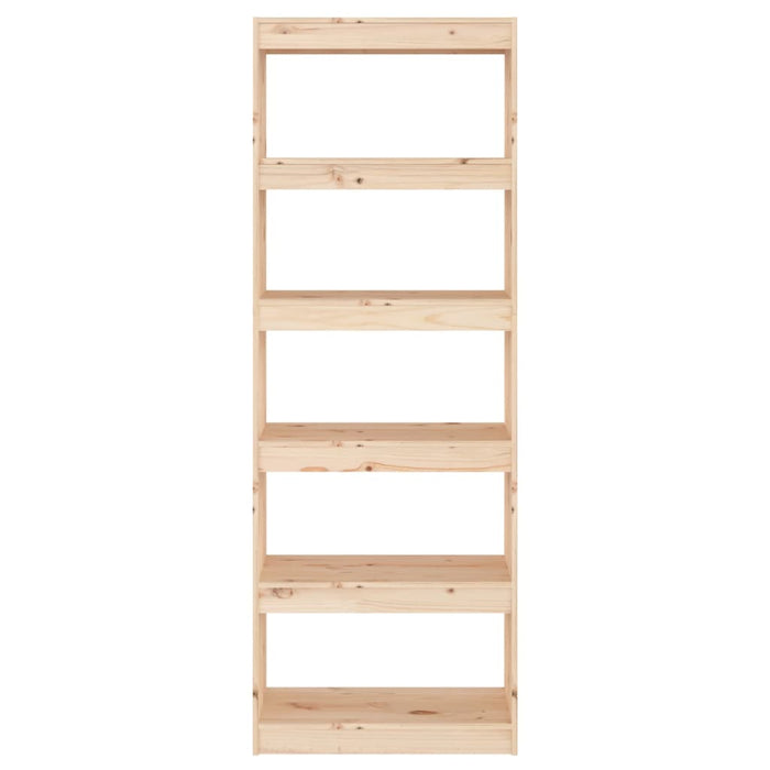 Bookcase/room divider 60x30x167.5 cm solid pine wood