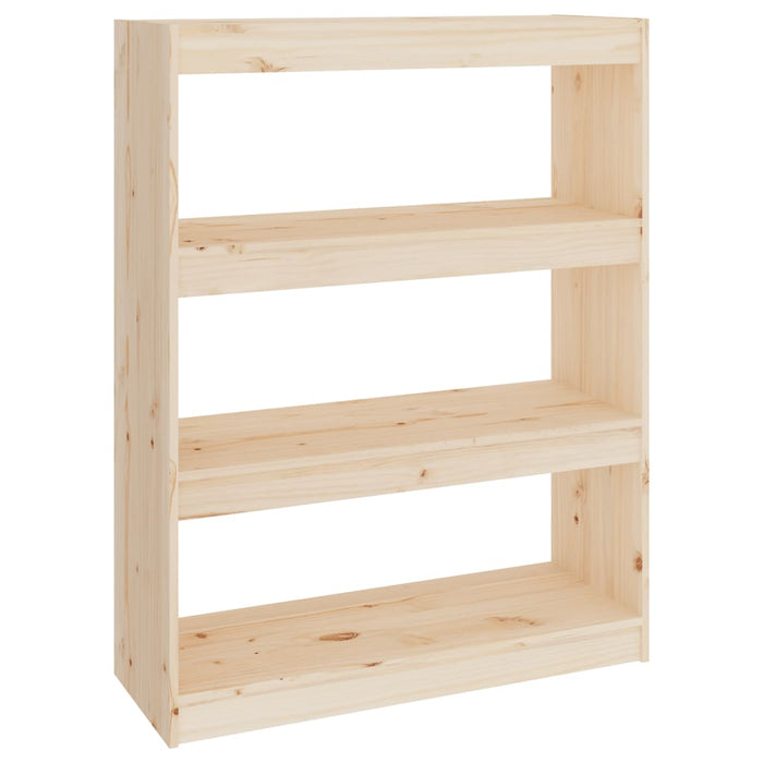 Bookcase room divider 80x30x103.5 cm solid pine wood