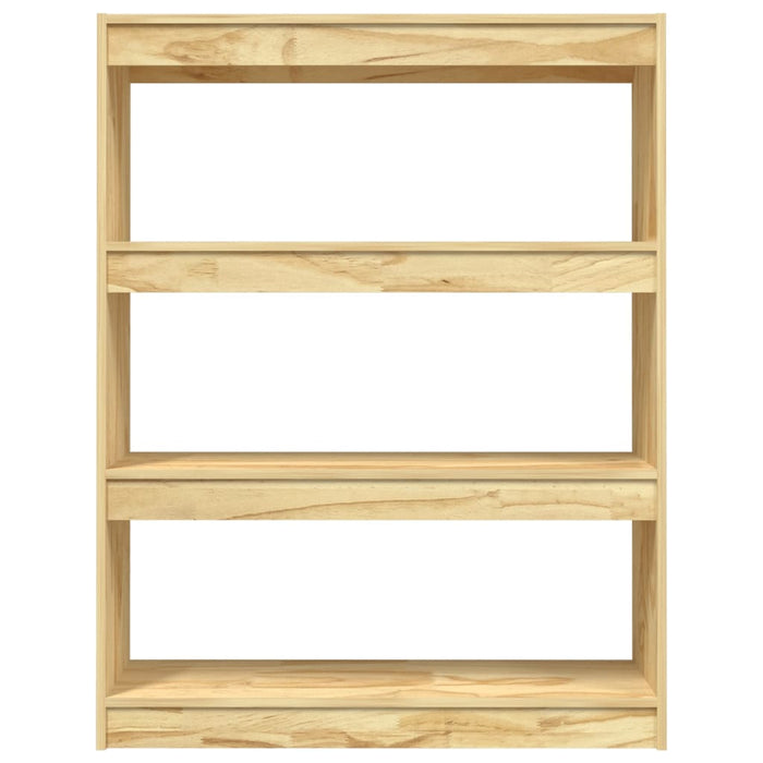 Bookcase/room divider 100x30x103 cm solid pine wood