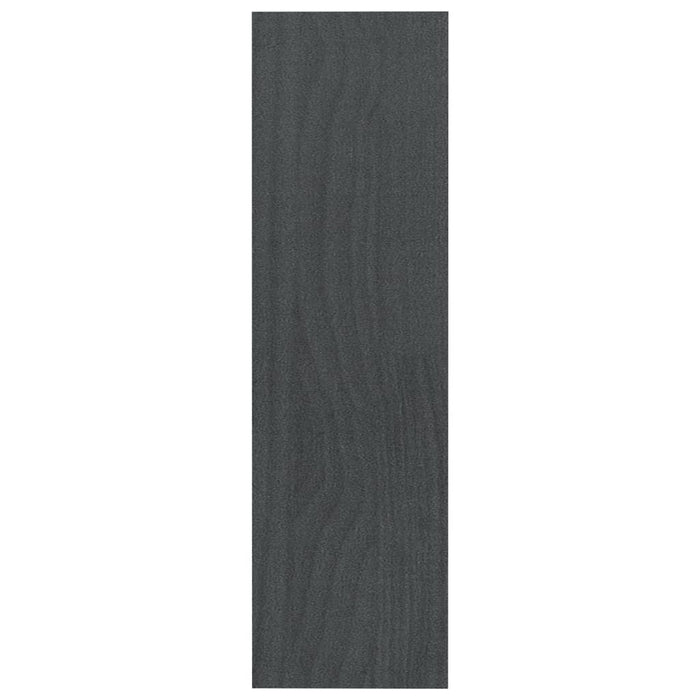 Bücherregal/Raumteiler Grau 100x30x103 cm Kiefer Massivholz