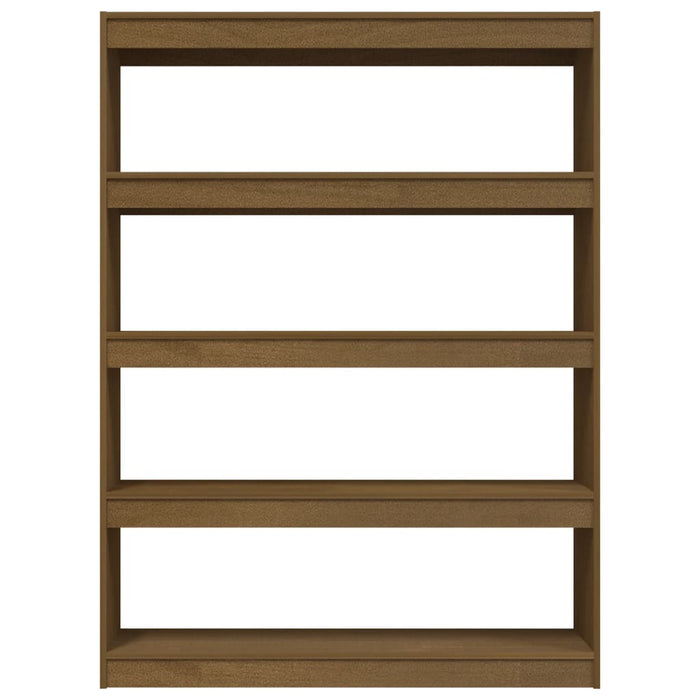 Bookcase/room divider 100x30x135.5 cm solid pine wood