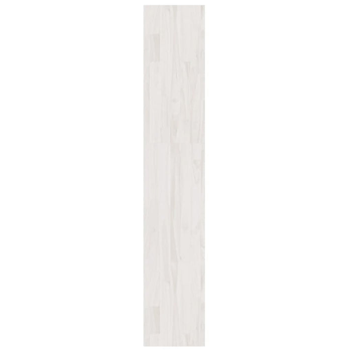 Bookcase/room divider white 100x30x167.5 cm solid pine wood