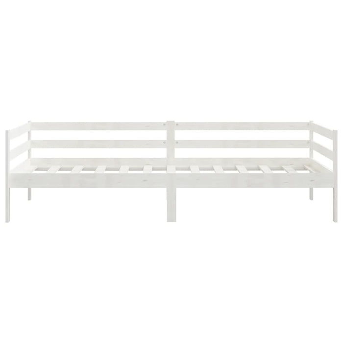 Tagesbett Weiß Kiefer Massivholz 90x200 cm