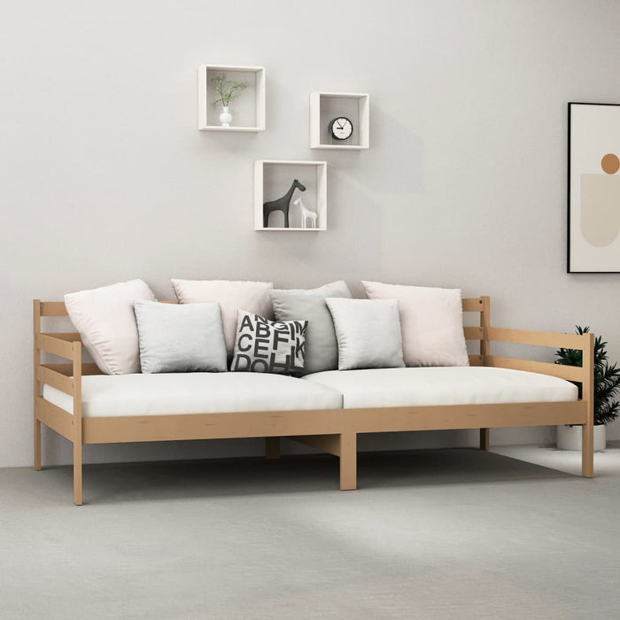 Tagesbett Honigbraun Kiefer Massivholz 90x200 cm