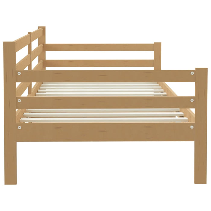 Tagesbett Honigbraun Kiefer Massivholz 90x200 cm