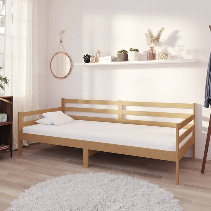 Tagesbett Honigbraun Kiefer Massivholz 90x200 cm