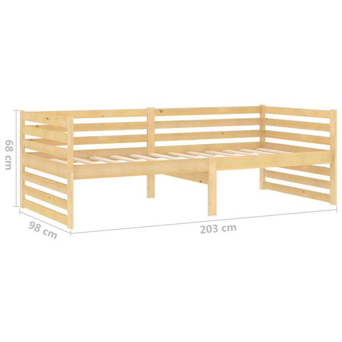 Tagesbett Kiefer Massivholz 90x200 cm