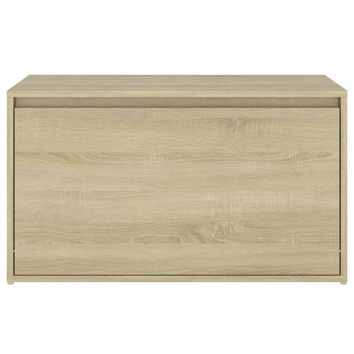 Hall bench 80x40x45 cm Sonoma oak wood material