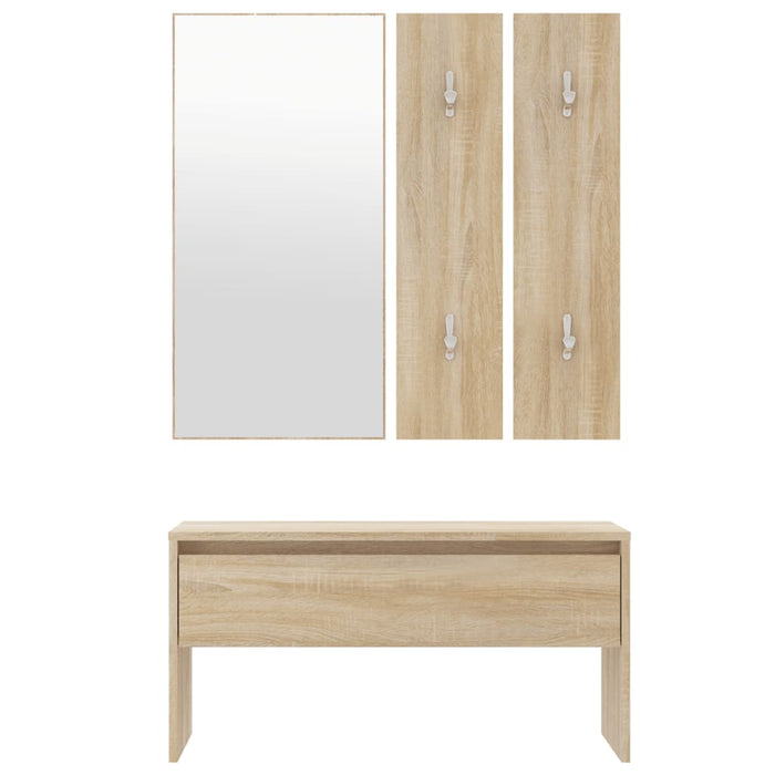 Hallway furniture set Sonoma oak wood material