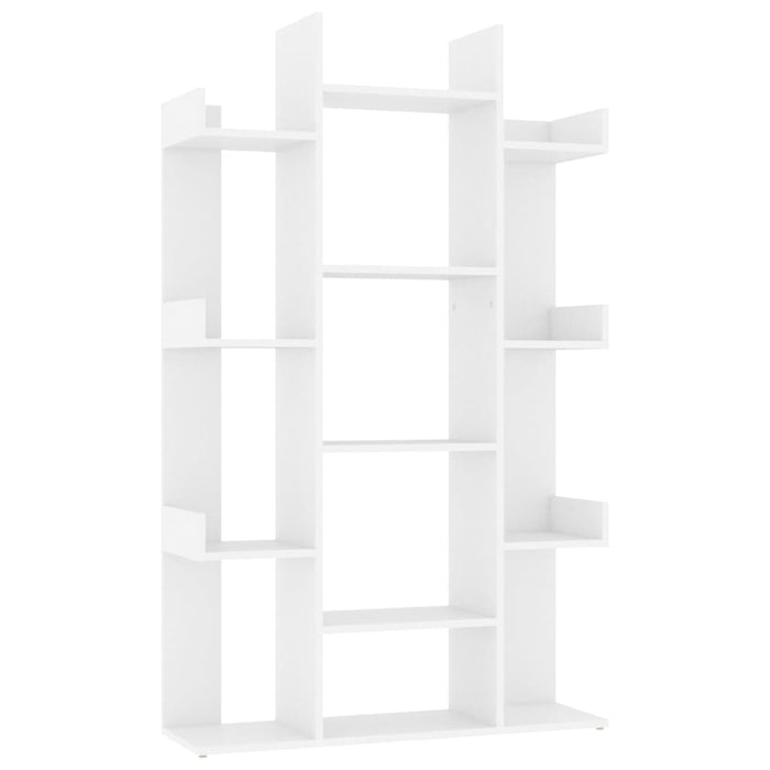 Bookcase white 86x25.5x140 cm made of wood