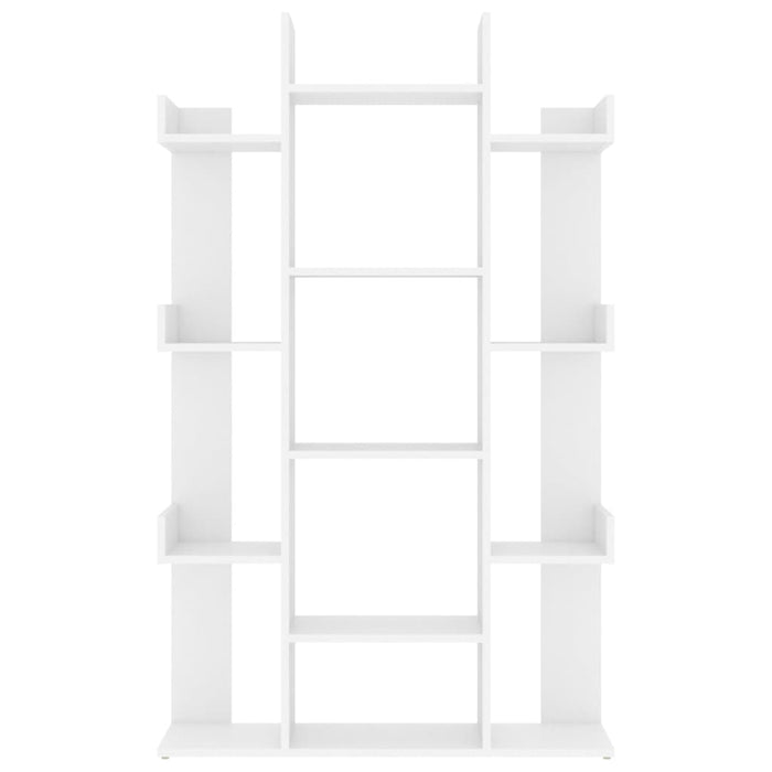 Bookcase white 86x25.5x140 cm made of wood