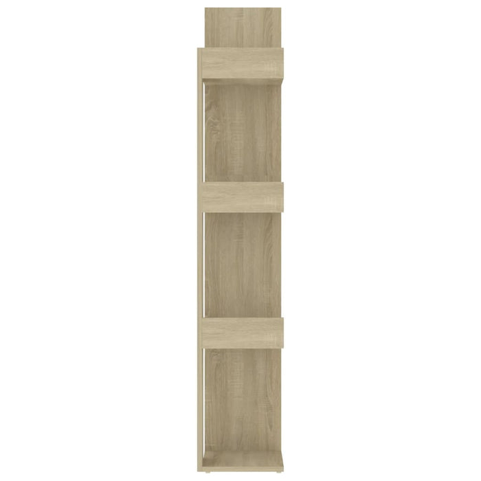 Bookcase Sonoma oak 86x25.5x140 cm made of wood