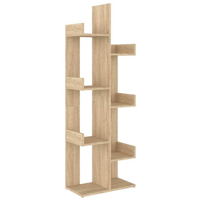 Bücherregal Sonoma-Eiche 48x25,5x140 cm Holzwerkstoff