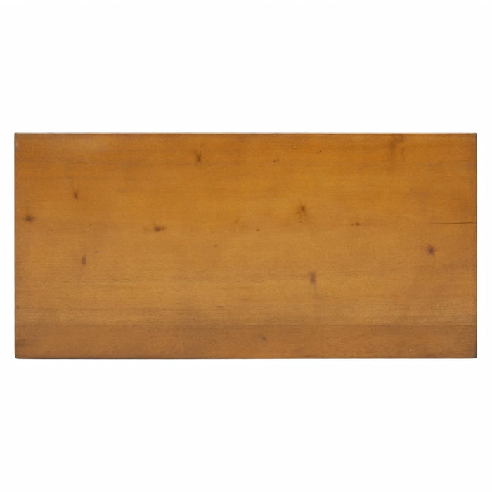 Konsolentisch mit Schublade 60x30x75 cm Massivholz Mahagoni
