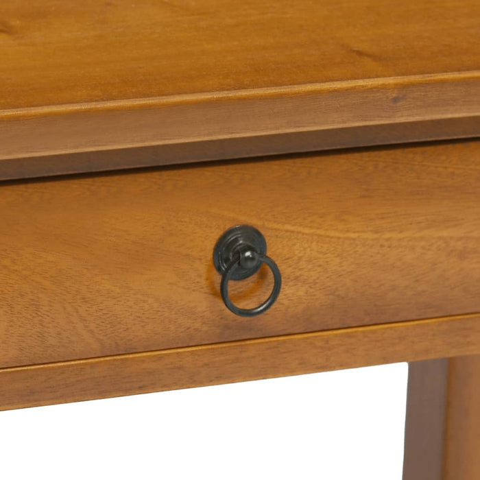 Konsolentisch mit Schublade 60x30x75 cm Massivholz Mahagoni