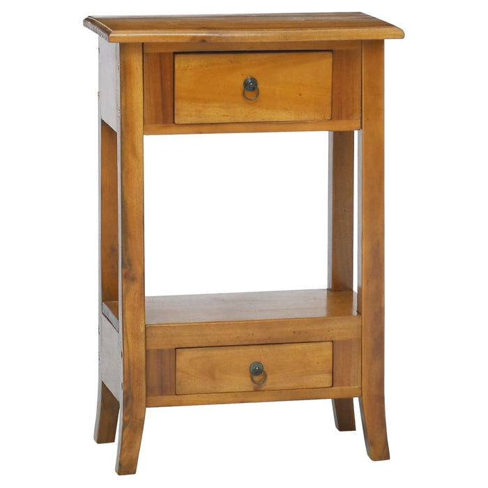 Konsolentisch mit Schubladen 50x30x75 cm Massivholz Mahagoni