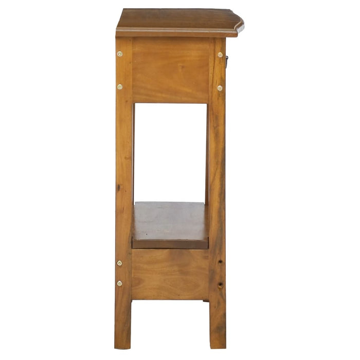 Konsolentisch mit Schubladen 50x30x75 cm Massivholz Mahagoni