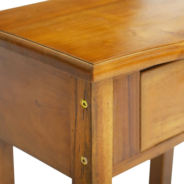 Konsolentisch mit Schubladen 50x30x75 cm Massivholz Mahagoni