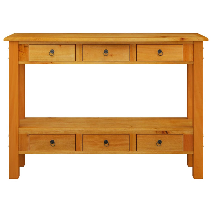 Konsolentisch mit Schubladen 110x30x75 cm Mahagoniholz