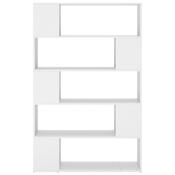 Bookcase room divider white 100x24x155 cm made of wood