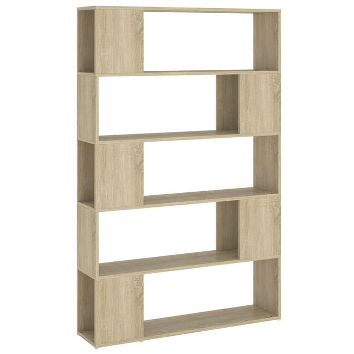 Bookcase room divider Sonoma oak 100x24x155 cm wood material