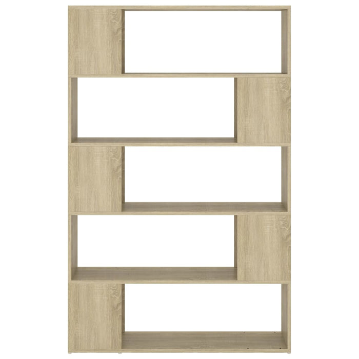 Bücherregal Raumteiler Sonoma-Eiche 100x24x155 cm Holzwerkstoff