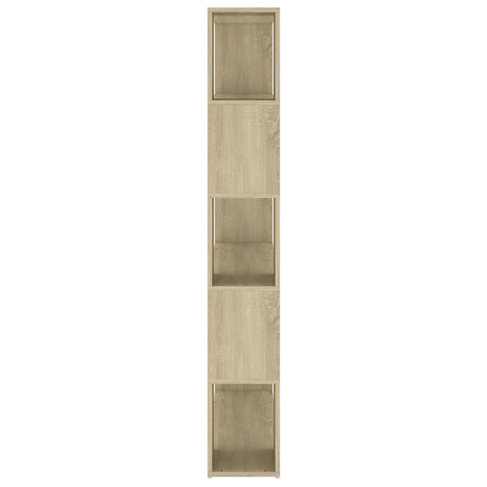Bücherregal Raumteiler Sonoma-Eiche 100x24x155 cm Holzwerkstoff