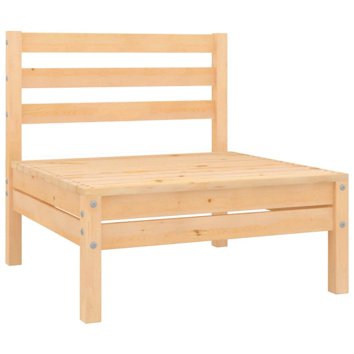 Garten-Mittelsofa Kiefer Massivholz
