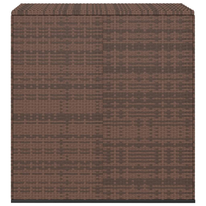 Clara Lounge-Auflagen-Box aus PE Rattan in Braun