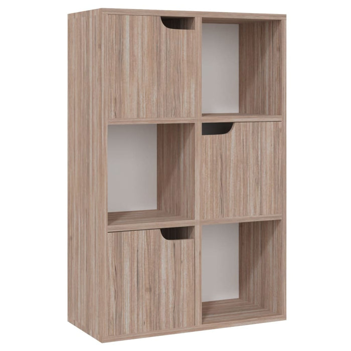 Bookcase gray Sonoma oak 60x27.5x88 cm wood material