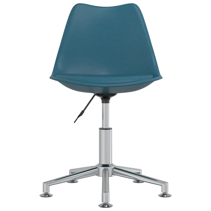 Esszimmerstühle 2 Stk. Drehbar Türkis Kunstleder