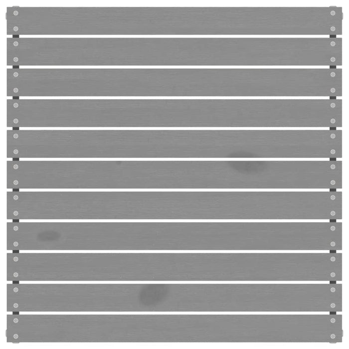 13-tlg. Garten-Lounge-Set Grau Kiefer Massivholz