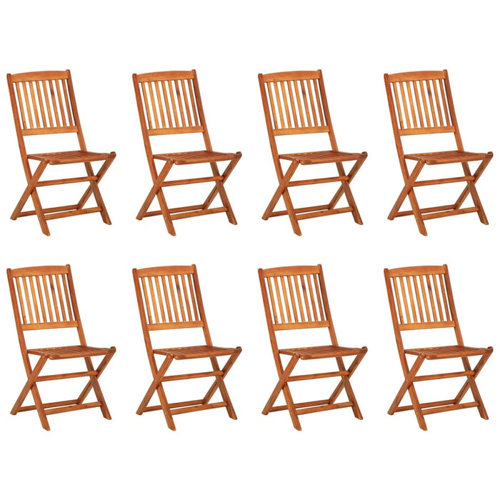 9-tlg. Garten-Essgruppe Massivholz Akazie