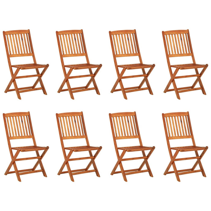 9-tlg. Garten-Essgruppe Massivholz Akazie