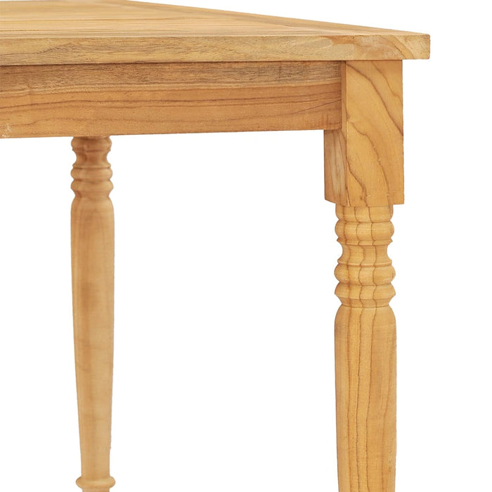 5-tlg. Garten-Essgruppe Massivholz Teak