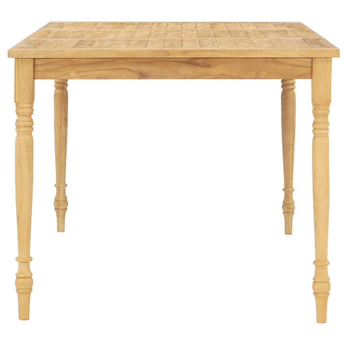 7-tlg. Garten-Essgruppe mit Kissen Massivholz Teak