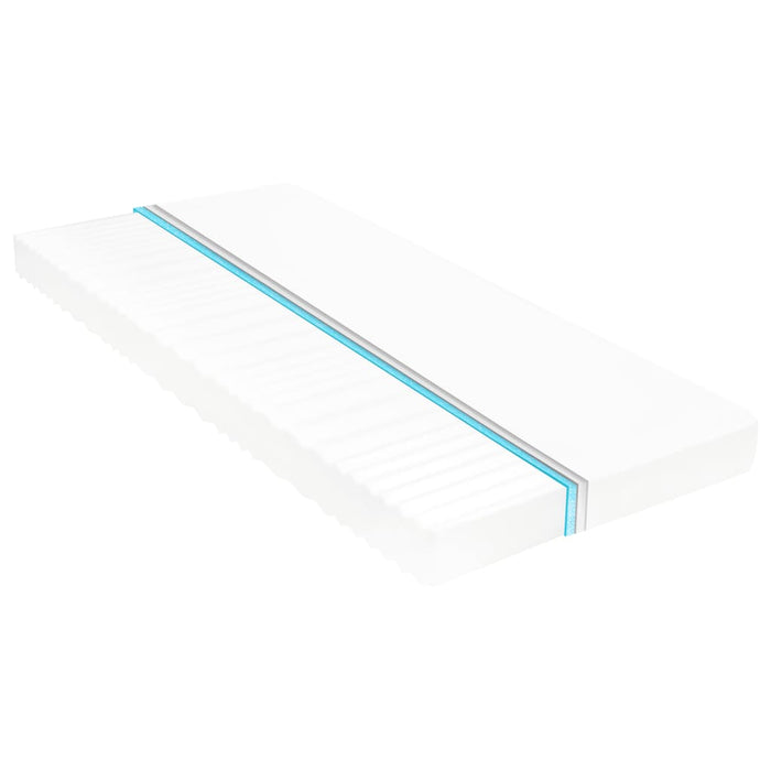 Tagesbett mit Matratze USB Braun Stoff 90x200 cm